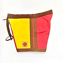 Load image into Gallery viewer, The Sungodz Summer 25 Surf Trunk - in Fiesta Red on Yellow - Made in Italy!!