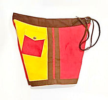 Load image into Gallery viewer, The Sungodz Summer 25 Surf Trunk - in Fiesta Red on Yellow - Made in Italy!!