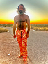 Load image into Gallery viewer, The Sungodz "World" custom printed Jam Pant in Tangerine.
