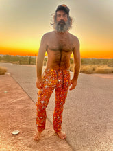 Load image into Gallery viewer, The New custom printed, Sungodz "World" Jam Pant in the Beachcomber brown colorway.