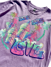 Load image into Gallery viewer, Custom Art Noise Tee #003 "Lavender Love" , size XL