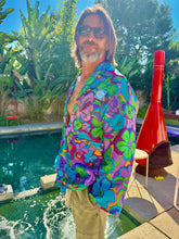 Load image into Gallery viewer, The Sungodz Kimono Smokin' Jacket - in the Mar'Meadow Green Colorway.