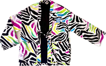 Load image into Gallery viewer, The Sungodz Kimono Smokin' Jacket - in Zebra Colorway.