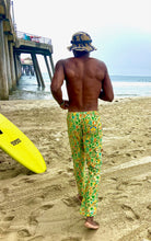 Load image into Gallery viewer, The all new for 2024-2025, custom printed, Sungodz "World" Jam Pant in Kelp Forest green