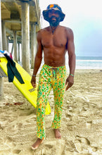 Load image into Gallery viewer, The all new for 2024-2025, custom printed, Sungodz "World" Jam Pant in Kelp Forest green