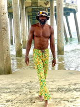 Load image into Gallery viewer, The all new for 2024-2025, custom printed, Sungodz "World" Jam Pant in Kelp Forest green