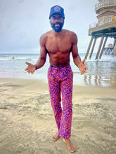 Load image into Gallery viewer, The all New 2024-2025 custom printed, Sungodz "World" Jam Pant in Amalfi Blue