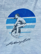 Load image into Gallery viewer, Vintage late 70's or early 80's Lightning Bolt Longsleeve shirt. XL but fits closer to a Large