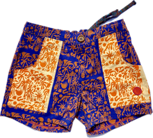 Load image into Gallery viewer, The Sungodz "World" Walkshort - in Two-Tone, Amalfi Blue with Tangerine Pockets.