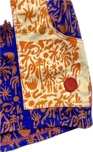 Load image into Gallery viewer, The Sungodz "World" Walkshort - in Two-Tone, Amalfi Blue with Tangerine Pockets.