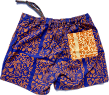 Load image into Gallery viewer, The Sungodz "World" Walkshort - in Two-Tone, Amalfi Blue with Tangerine Pockets.