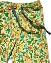 Load image into Gallery viewer, The all new for 2024-2025, custom printed, Sungodz "World" Jam Pant in Kelp Forest green