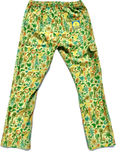 Load image into Gallery viewer, The all new for 2024-2025, custom printed, Sungodz "World" Jam Pant in Kelp Forest green