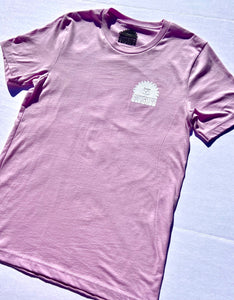 Sungodz 'Try Slow' unisex T-shirt in Lilac.