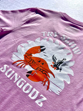 Load image into Gallery viewer, Sungodz 'Try Slow' unisex T-shirt in Lilac.