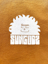 Load image into Gallery viewer, Sungodz &#39;Try Slow&#39; unisex T-shirt in Toast Tan.
