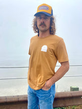 Load image into Gallery viewer, Sungodz 'Try Slow' unisex T-shirt in Toast Tan.