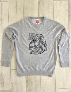 The Sungodz Classic Sweater in Athletic Grey