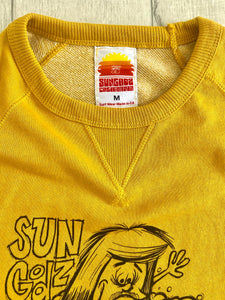 The Sungodz Classic Sweater in Mustard 7 oz. French Terry