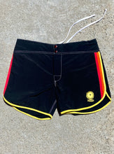 Load image into Gallery viewer, The Sungodz Racer X Black Boardshort, Made in the USA, in Californ&#39;iA
