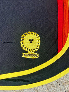 The Sungodz Racer X Black Boardshort, Made in the USA, in Californ'iA