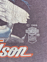 Load image into Gallery viewer, Vintage Harley Davidson T-shirt. American Eagle classic design. Original 1985 print. Fits like Medium to Large