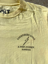 Load image into Gallery viewer, Yellow Lighting Bolt tee in Size Large