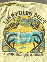 Load image into Gallery viewer, Yellow Lighting Bolt tee in Size Large