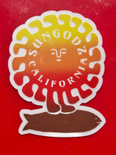 Load image into Gallery viewer, Sungodz Rider Sun , 5 inch die cut sticker
