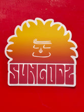 Load image into Gallery viewer, Sungodz Fiesta Sun 5 inch clear back sticker
