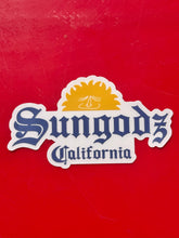 Load image into Gallery viewer, Sungodz Coronafornia 5 inch clear back sticker
