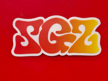Load image into Gallery viewer, Sungodz SGZ , 4.5 inch clear back sticker
