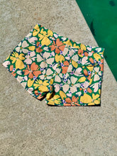Load image into Gallery viewer, The Sungodz Pool Swim Short in Green Floral.
