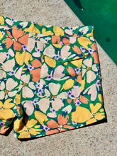 Load image into Gallery viewer, The Sungodz Pool Swim Short in Green Floral.

