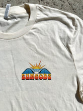 Load image into Gallery viewer, The Sungodz "Burt Stackerach" Wave Tee in white.
