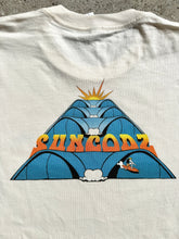 Load image into Gallery viewer, The Sungodz "Burt Stackerach" Wave Tee in white.
