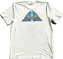 Load image into Gallery viewer, The Sungodz "Burt Stackerach" Wave Tee in white.
