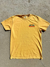 Load image into Gallery viewer, The Sungodz "Burt Stackerach" Wave Tee in Mustard Yellow.
