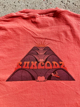 Load image into Gallery viewer, The Sungodz "Burt Stackerach" Wave Tee in Coral.
