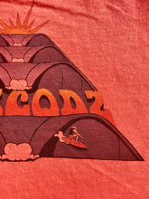 Load image into Gallery viewer, The Sungodz "Burt Stackerach" Wave Tee in Coral.
