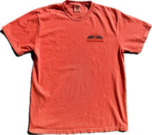 Load image into Gallery viewer, The Sungodz "Burt Stackerach" Wave Tee in Coral.
