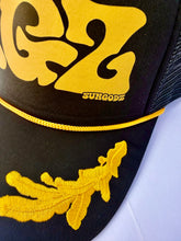 Load image into Gallery viewer, SGZ Captain's Trucker hat in black
