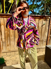 Load image into Gallery viewer, The Sungodz Kimono Smokin' Jacket - in Purple Haze colorway
