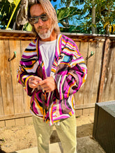 Load image into Gallery viewer, The Sungodz Kimono Smokin' Jacket - in Purple Haze colorway
