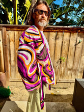 Load image into Gallery viewer, The Sungodz Kimono Smokin' Jacket - in Purple Haze colorway

