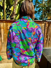 Load image into Gallery viewer, The Sungodz Kimono Smokin' Jacket - in the Mar'Meadow Green Colorway.

