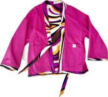 Load image into Gallery viewer, The Sungodz Kimono Smokin' Jacket - in Purple Haze colorway
