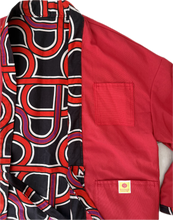 Load image into Gallery viewer, The Sungodz Kimono Smokin' Jacket - in the Shogun Red Colorway.
