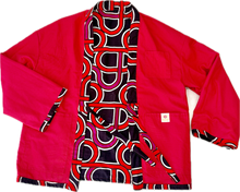 Load image into Gallery viewer, The Sungodz Kimono Smokin' Jacket - in the Shogun Red Colorway.
