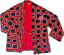 Load image into Gallery viewer, The Sungodz Kimono Smokin' Jacket - in the Shogun Red Colorway.
